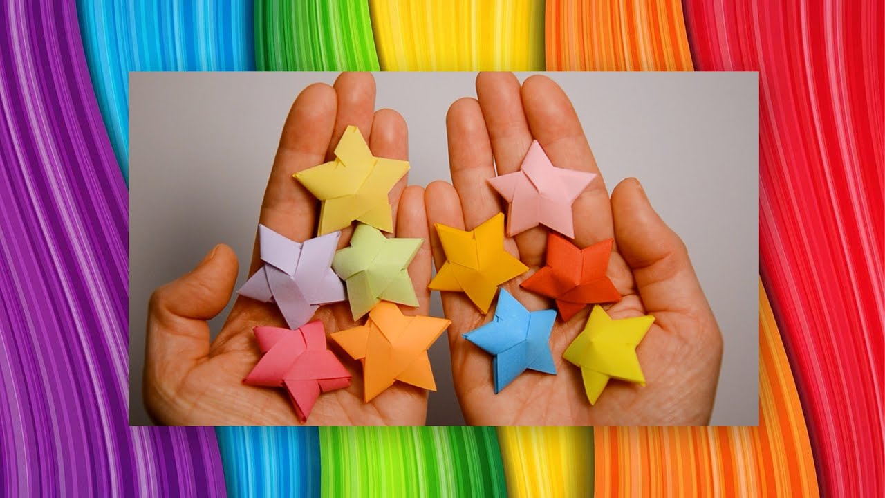 Origami Stella di Carta 🌟 | Decorazione Creativa Fai da Te (Origami Paper Star DIY)