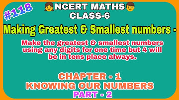 Chapter-1, Knowing Our Numbers | Part-2 | Class-6 | Ncert Maths |