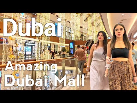 Dubai [4K] Dubai Mall Ramadan Busy Night 2024 🇦🇪