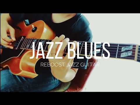 [Easy to understand in 4 minutes] Jazz blues strategy  #jazzguitar #jazzblues #walking bass #session