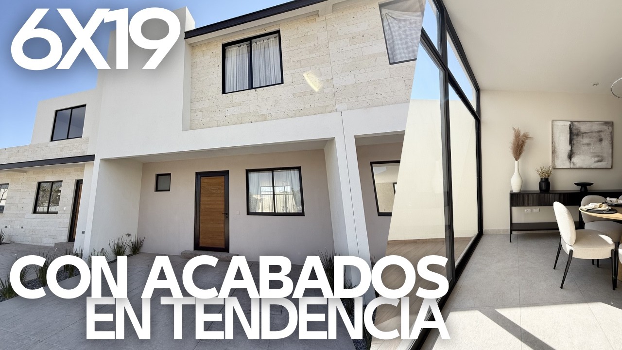 ESPACIOS ABIERTOS | 3 Cómodas Recámaras | Un terreno con un frente compacto pero bien aprovechado