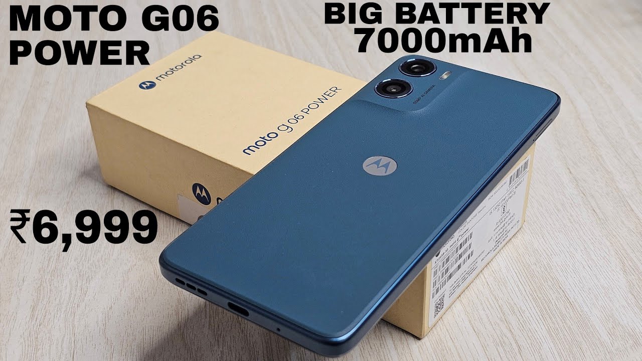 Moto G06 Power Unboxing
