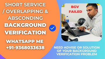 Background Verification Case no 85, Short Service & Overlapping #bgv #bgvfailed #fakesalaryslip