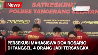 Persekusi Mahasiswa Saat Doa Rosario Di Tangsel 4 Orang Jadi Tersangka - Inews Sore 0805