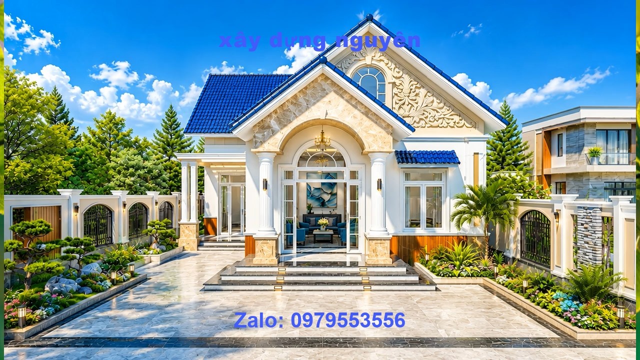 Mẫu Nhà Cấp 4 Mái Thái Diện Tích 7x22m Thiết Kế 3 Phòng Ngủ #nhacap4 #maithai