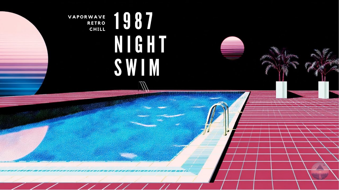 1987 Night Swim / Vaporwave 80s 90s / Background Music
