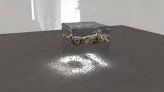 Fluid in cube with maya mental ray