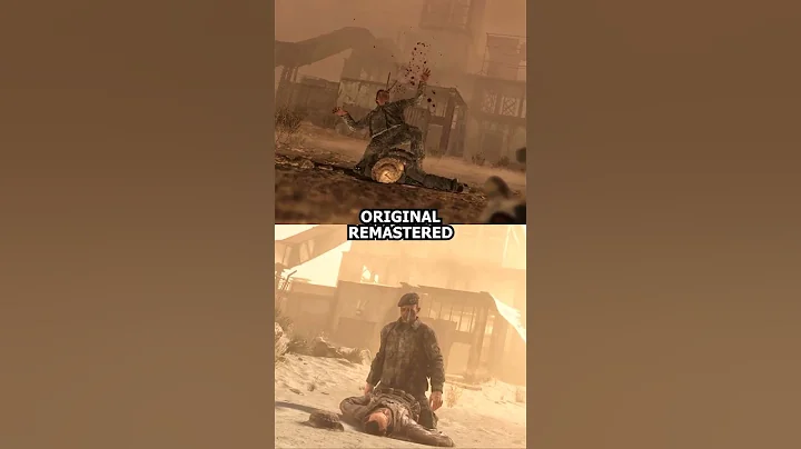Shepherd's fate in MW2 original vs Remastered #cod #callofduty #codmw