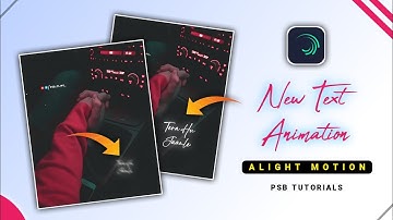 Alight motion Video Editing | Trending Zoom In Text Animation | Alight Motion Lyrics Editing
