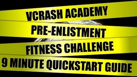 vCRASH Academy | Pre-Enlistment Fitness Challenge | 9 minute Quickstart