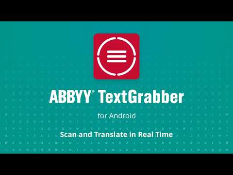 ABBYY TextGrabber Android with Real-Time Translation