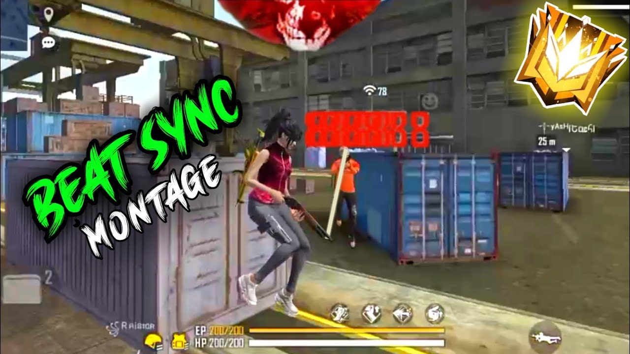 24KGoldn - Mood ❤️ ( FreeFire  Highlights) || Best Beat Sync Montage