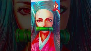 Nezuko Kamado Anime 3D Lenticular Flip Effect Poster Demon Slayer