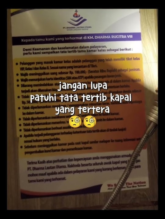 Naik Kapal Dharma Rucitra VIII Lombok - Surabaya #youtubeshorts #beranda #vlog #fyp