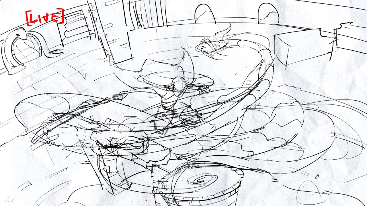 [LIVE] drawing animated illustrations.. part3 :D - YouTube