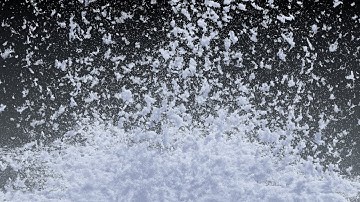 RealFlow 10 Granular Test Snow