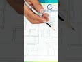 Ep-07 How To Draw A Floor Plan(Step-By-Step Tutorial)#short #architecture