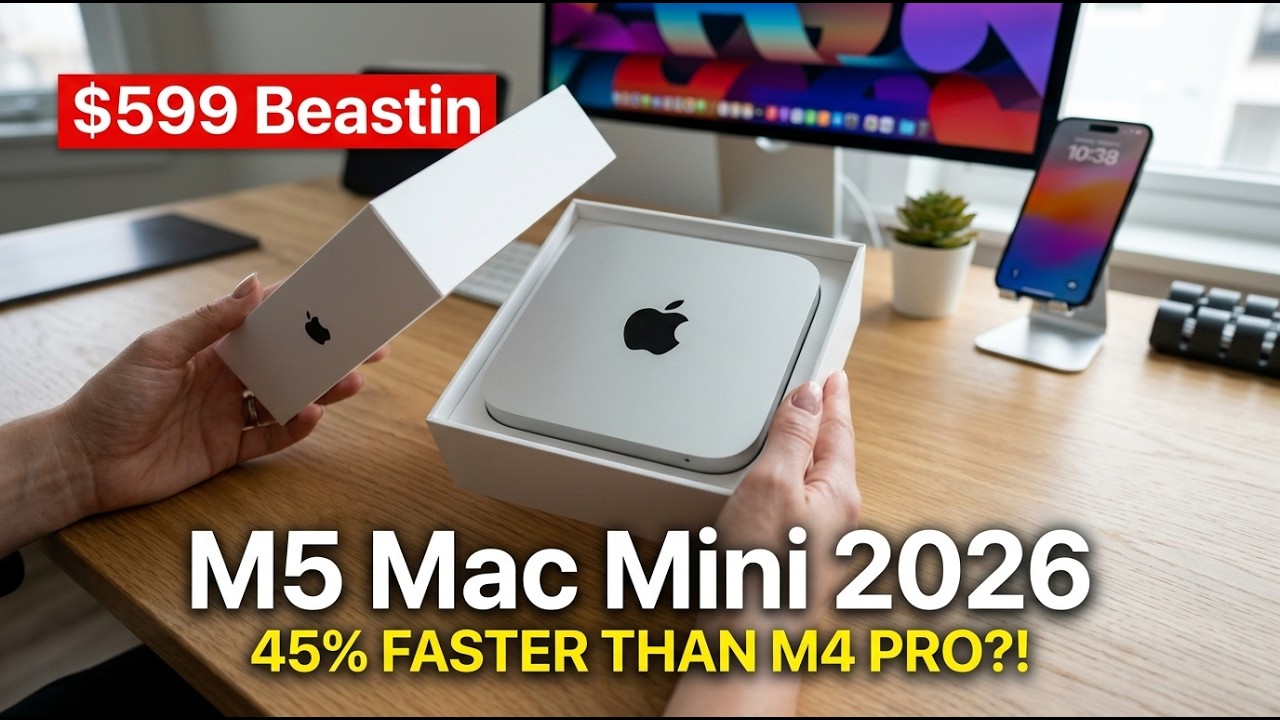 The $599 Beast: M5 Mac Mini 2026 Official Specs & Release Date - YouTube