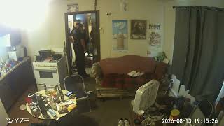 Police unconstitutionally confiscating my firearms without me committing a crime front camera angle