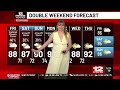 First Alert Forecast: Scattered storms possible Friday (Aug. 14)