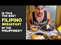 Is this the BEST FILIPINO BREAKFAST in the Philippines??? Filipino food vlog