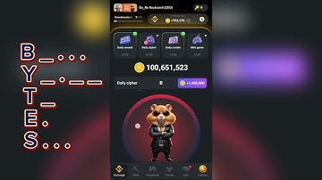 6 August Hamster Kombat Daily Cipher Code Today