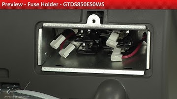 GE Dryer - No Power on the Console - Fuse Holder Repair and Diagnostic