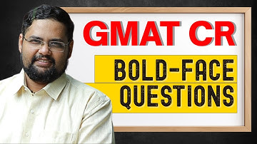 GMAT Bold Face Questions: It’s All About Argument Structure (Live with Harsha)
