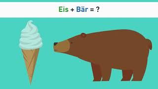 Learn German A1 | Vocabulary: compound nouns explained using example sentences and pictures.