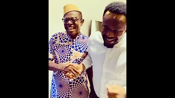 Nigerian Actor zubby Michael meets legendary Actor Nkem owoh