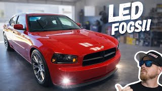 2006-10 Charger LED Foglight HACK! 05-14 Magnum 300 Challenger #dodge #jeep