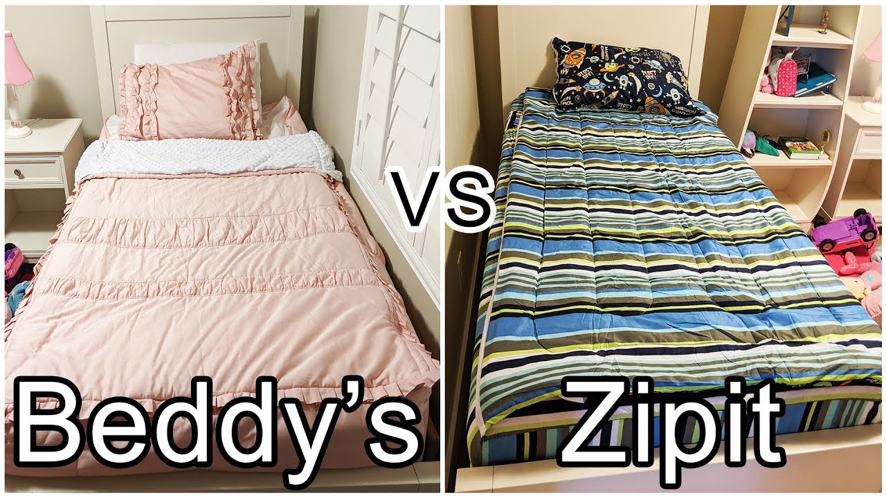 Zipper Bedding Beddy S Vs Zipit You, Zip Up Sheets For Bunk Beds