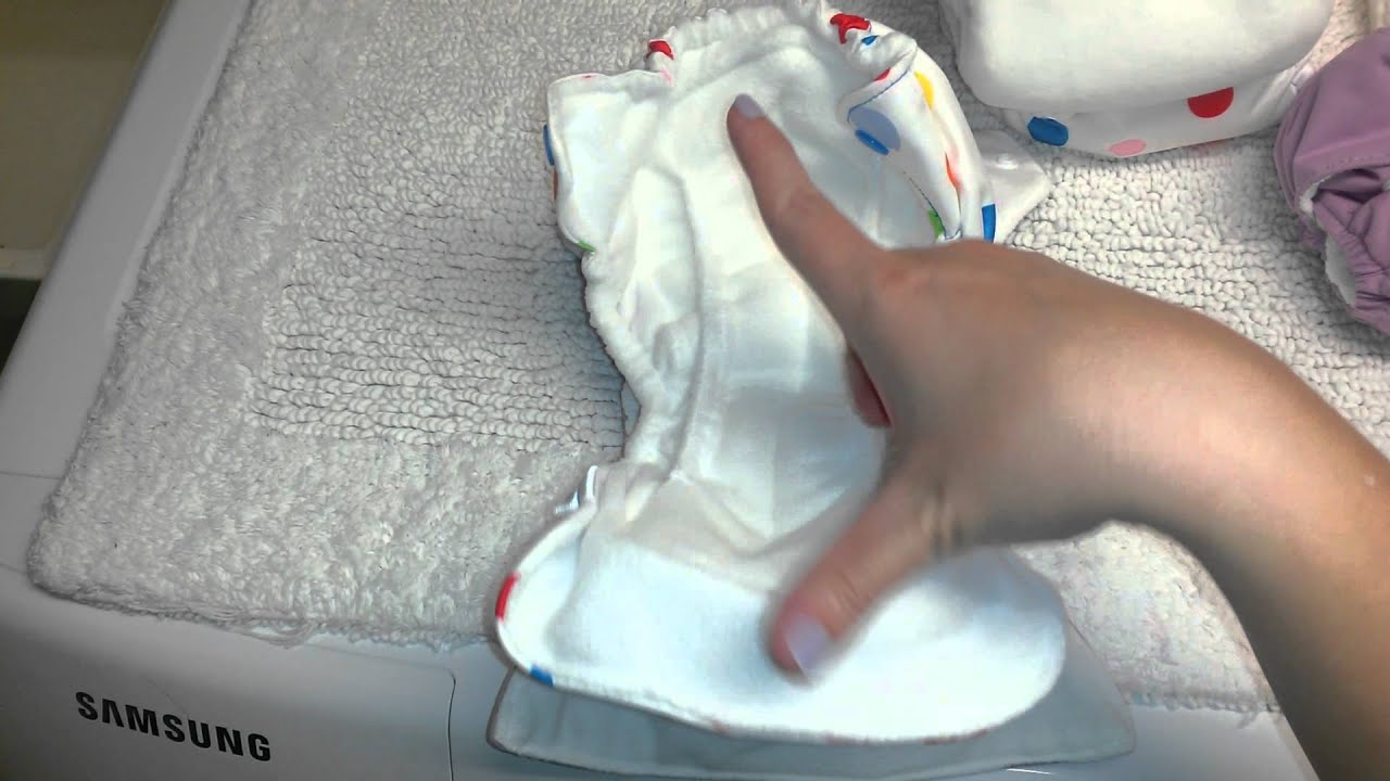 Thirsties AIO newborn diaper - YouTube