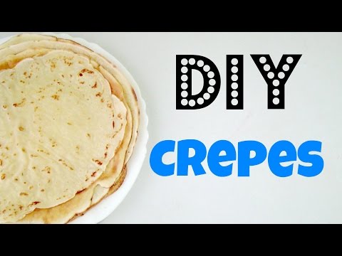 Receita Crepes Simples 1 Ovo