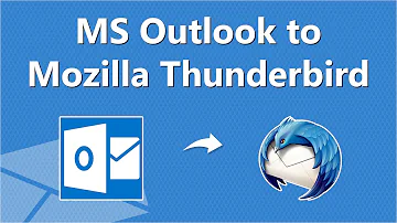 Como importar arquivos do Outlook para o Thunderbird?