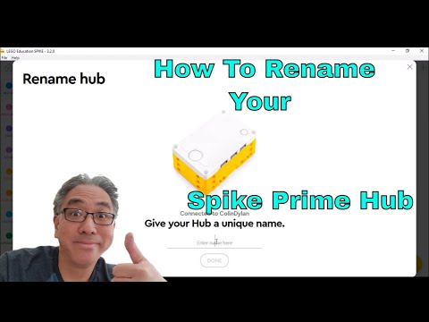 How To Rename Your Spike Prime Hub