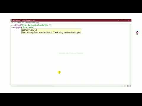 find area and perimeter in python,tutorial for beginners