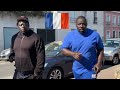 Exclusif- Gris Bordeaux et Gris 2 font leur footing matinale dans les rues de Paris avant le 2 mai..