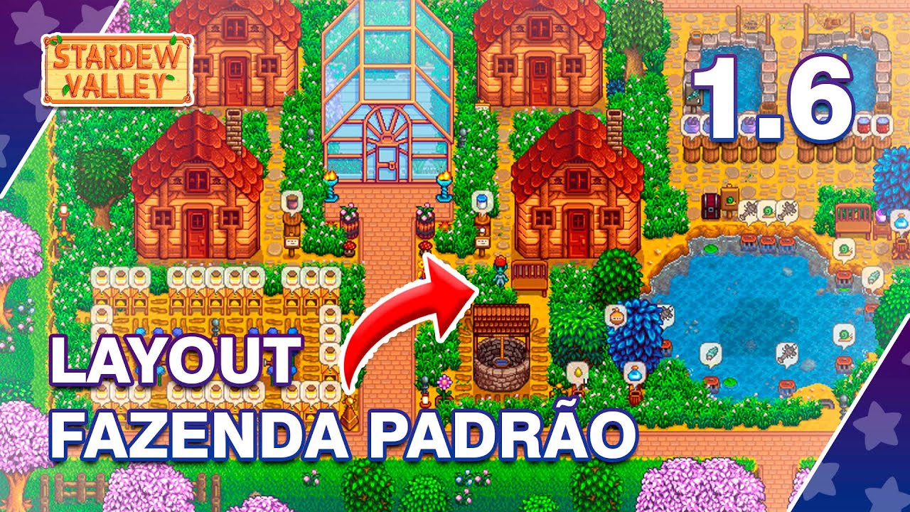 Stardew Valley - Layout Fazenda Padrão 1.6 🌱
