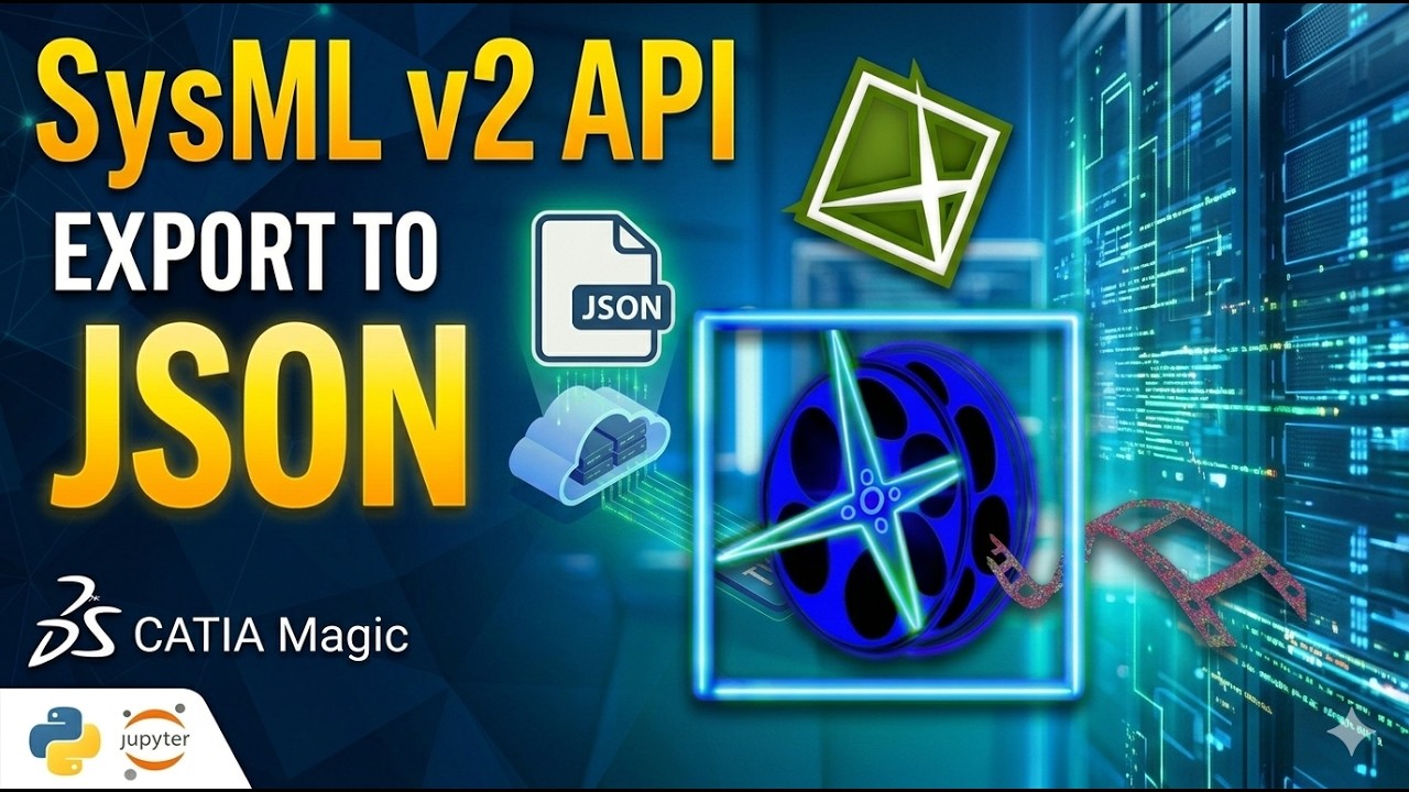 SysML V2 REST API Export Model to JSON - YouTube
