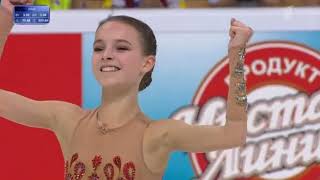Анна Щербакова (Anna Shcherbakova) - Чемпионка России 2020 Произвольная Программа Fs