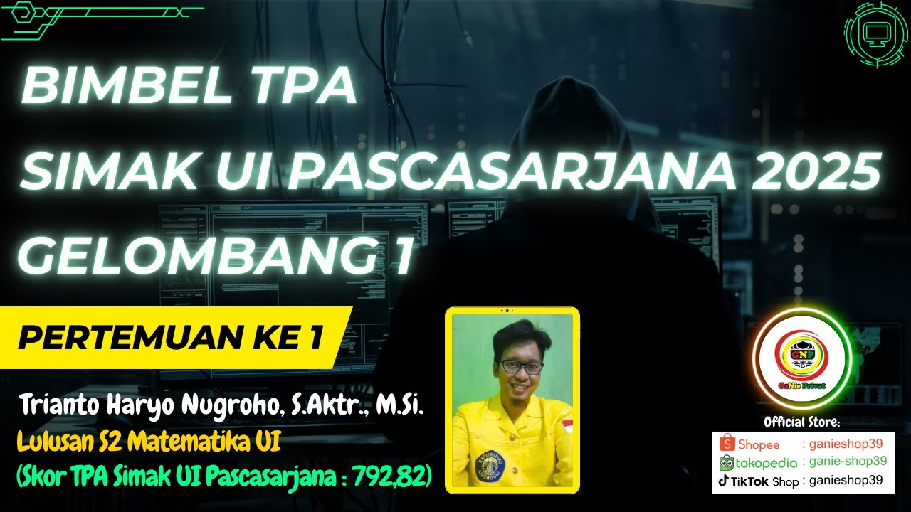 P1-BIMBEL TPA SIMAK UI PASCASARJANA 2025/2026 GELOMBANG 1 (TPA KUANTITATIF 2024 NO.  41-52)