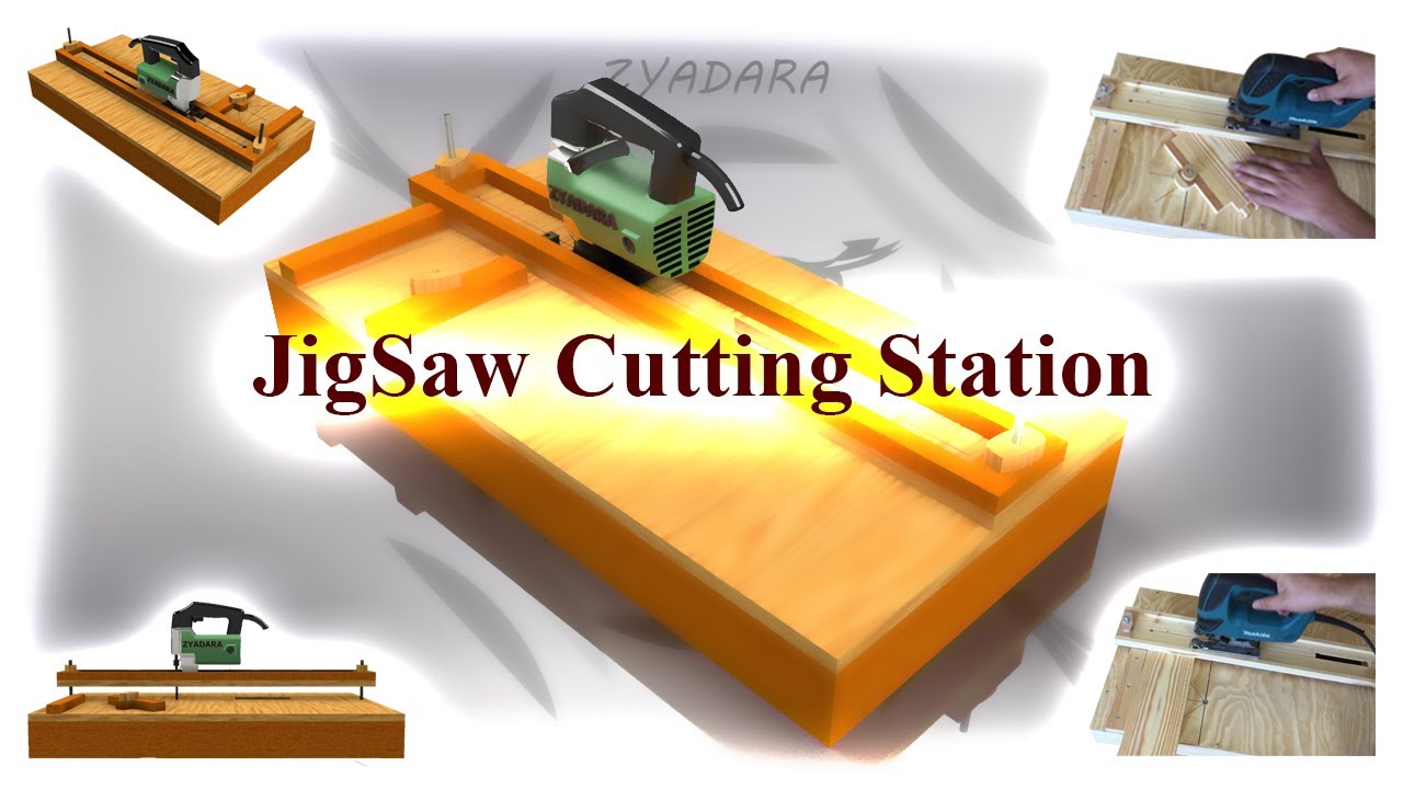 Jigsaw cutting station YouTube