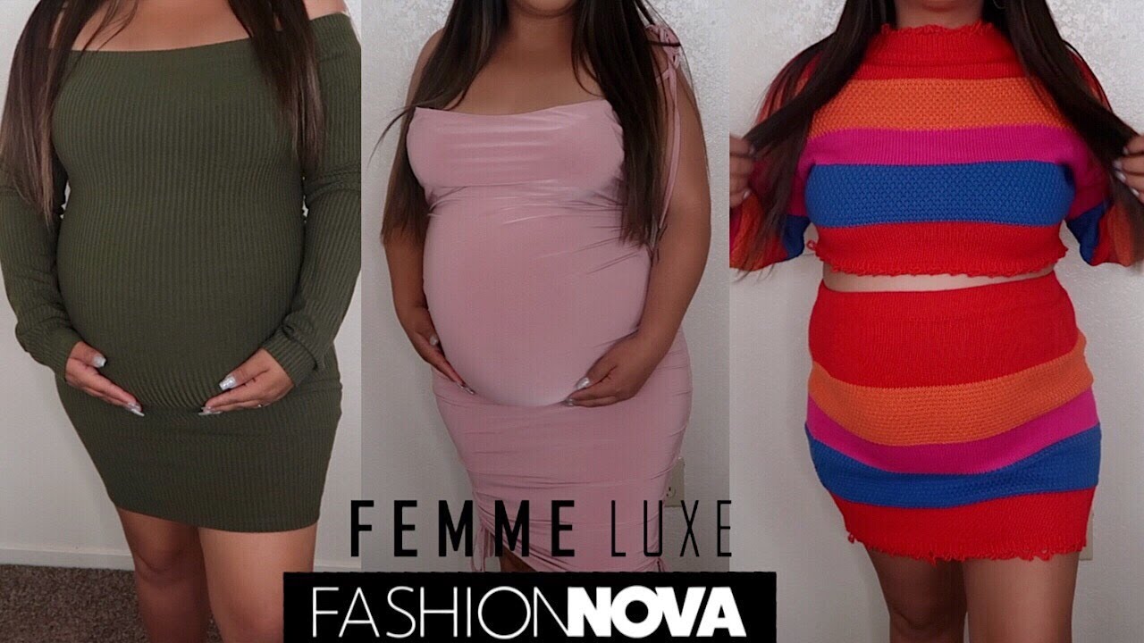 FASHION NOVA TRY ON HAUL (PREGNANCY EDITION) YouTube
