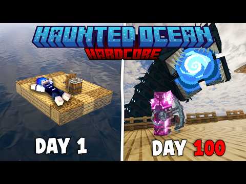 100 Days Minecraft Hardcore HAUNTED OCEAN