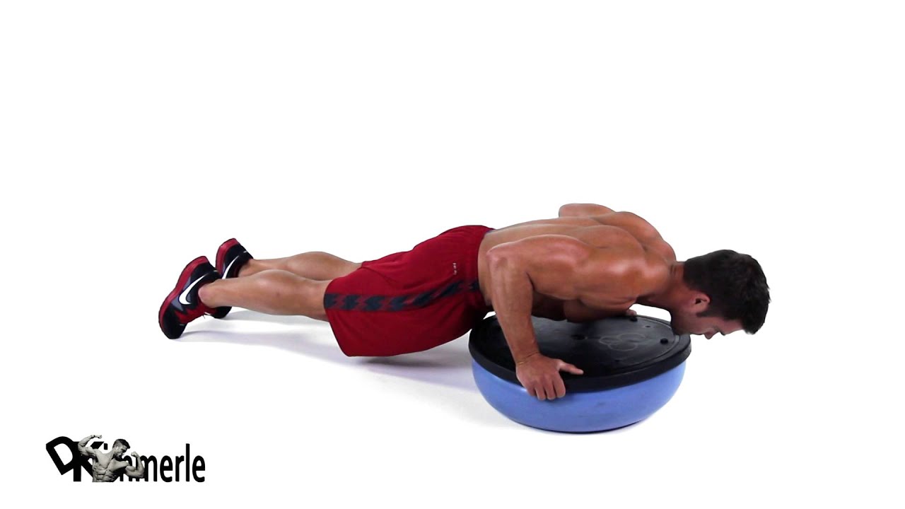 Bosu Ball Push Up YouTube