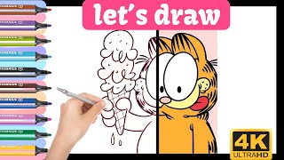 Garfield Immortalized! Learn to Draw and Paint GARFIELD from the Movie using Acrylic Markers! EASY!