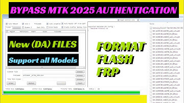 MTK auth bypass tool v12 v5 V6 | disable DA file (or auth) | Mediatek Format Flash All Chipset 2025