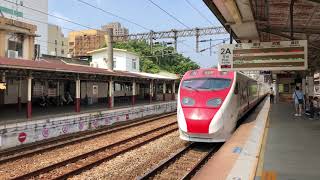 127次普悠瑪自強號新竹站停車(TED2001+TED2002)
