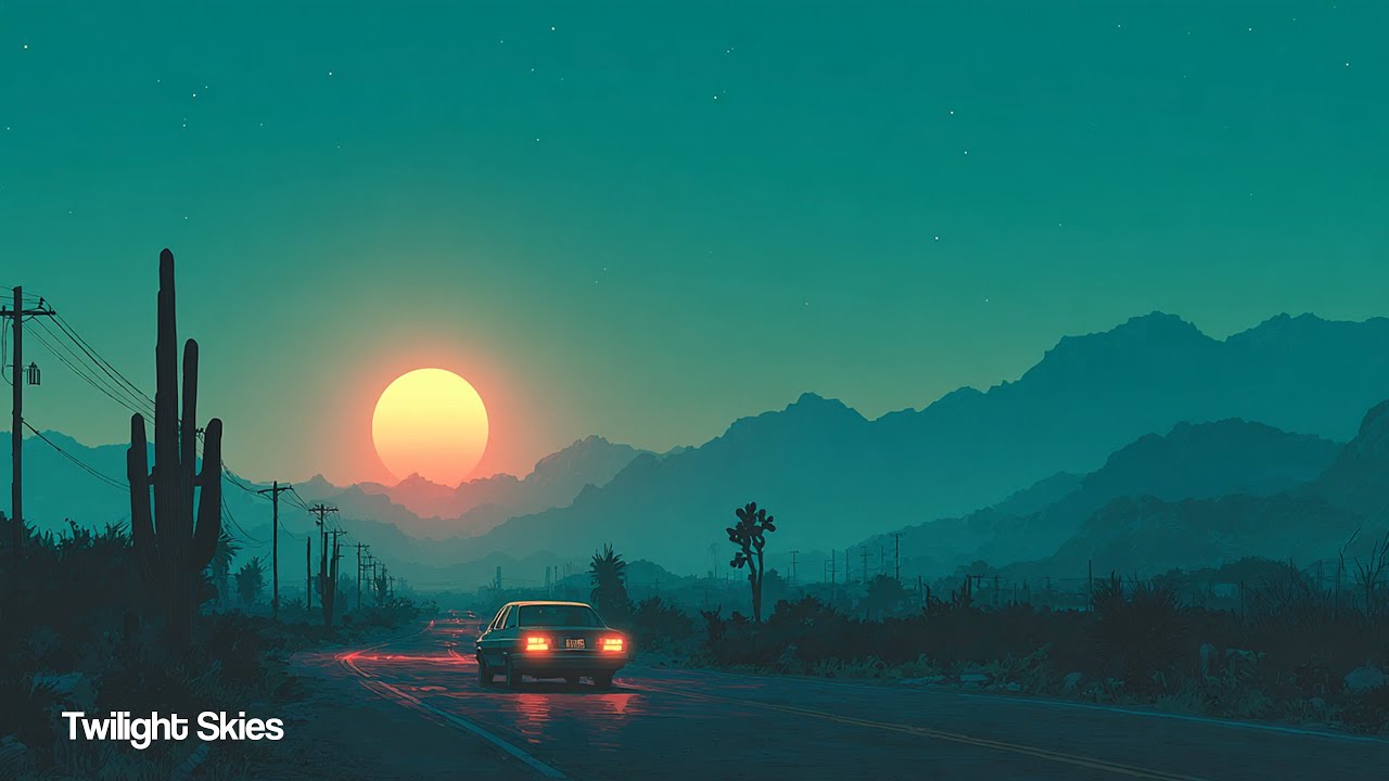 Twilight Skies - Royalty Free Nostalgic Synth Playlist *No Beat* (Copyright Safe)